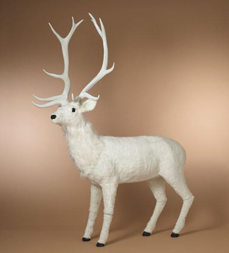 6 FT White Deer