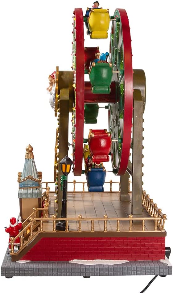 13" LED Animated Holiday Ferris Wheel with Music