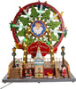 Rueda de la Fortuna Navideña Animada con LED de 13" con Música