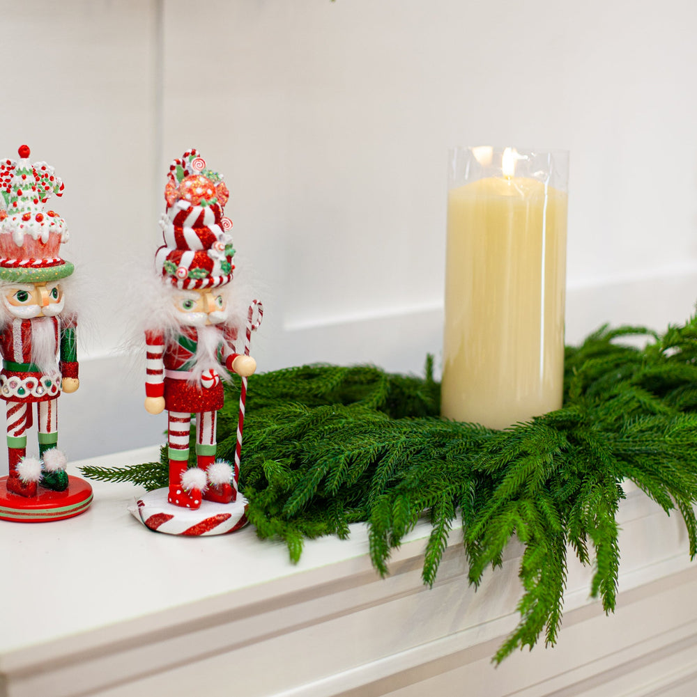 24" Norfolk Centerpiece Single Candle Space