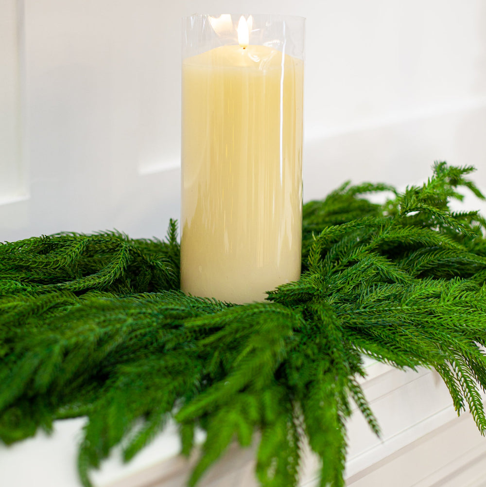 24" Norfolk Centerpiece Single Candle Space