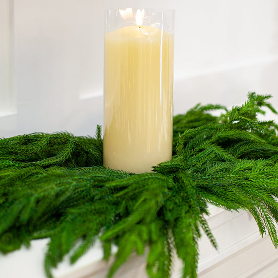 24" Norfolk Centerpiece Single Candle Space