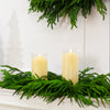 Centro de mesa Norfolk de 36" con doble espacio para velas