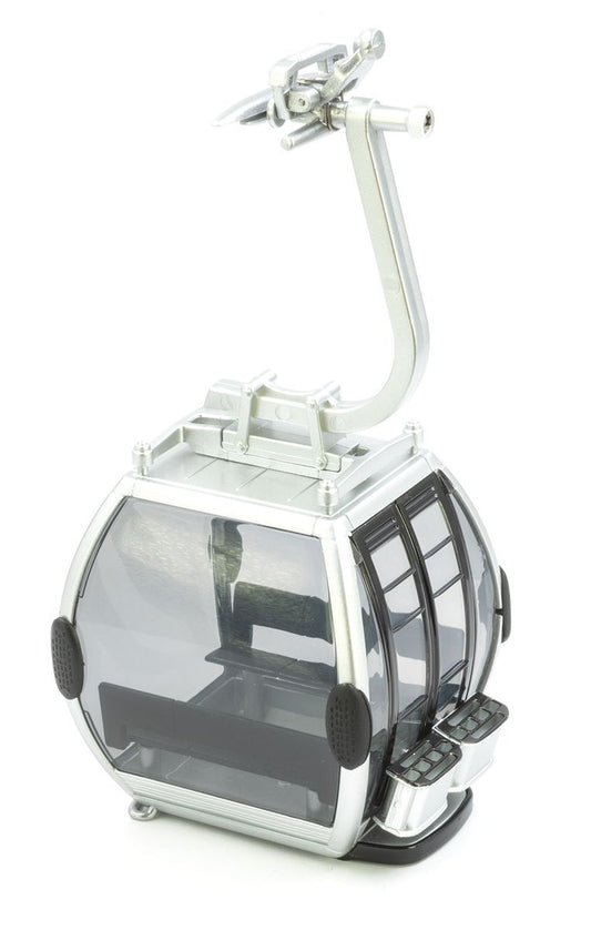 Góndola de telesilla de 3" en plata y negro escala 1:32