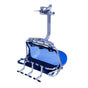 5" Blue & Silver 6 Person Lift Chair 1:32 Scale