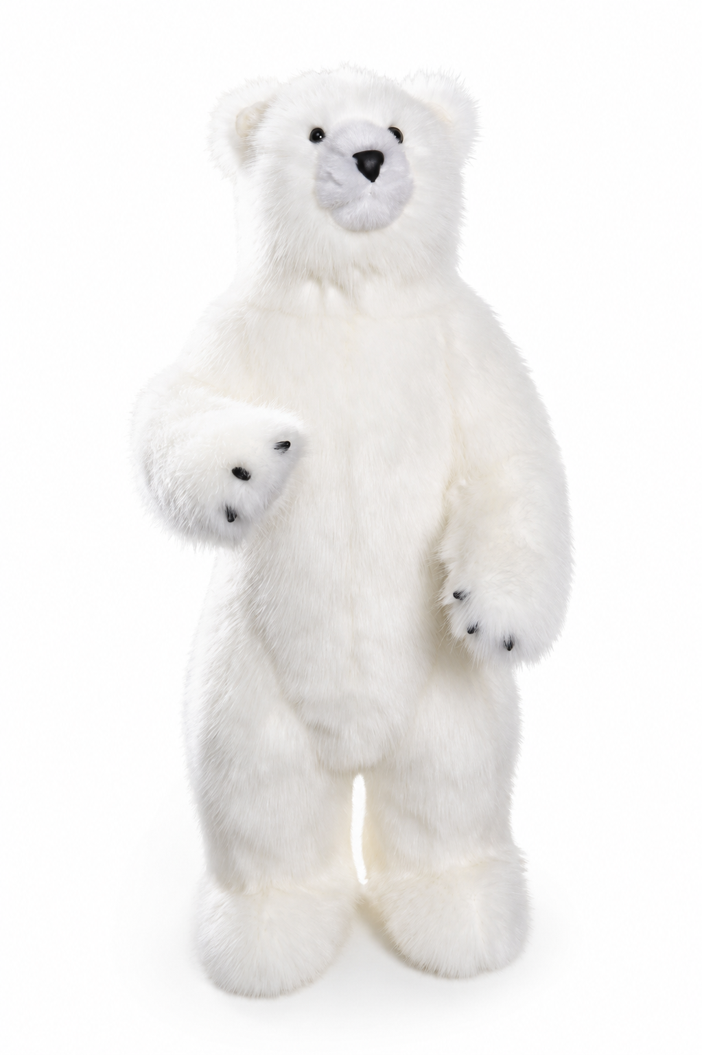 3 FT Standing White Bear