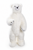 3 FT Standing White Bear