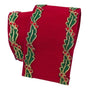 4" X 10 YD Red Holly Bordered Ribbon
