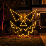 120" Dynamic RGBWW LED Evil Pumkin Face Jack-O-Lantern