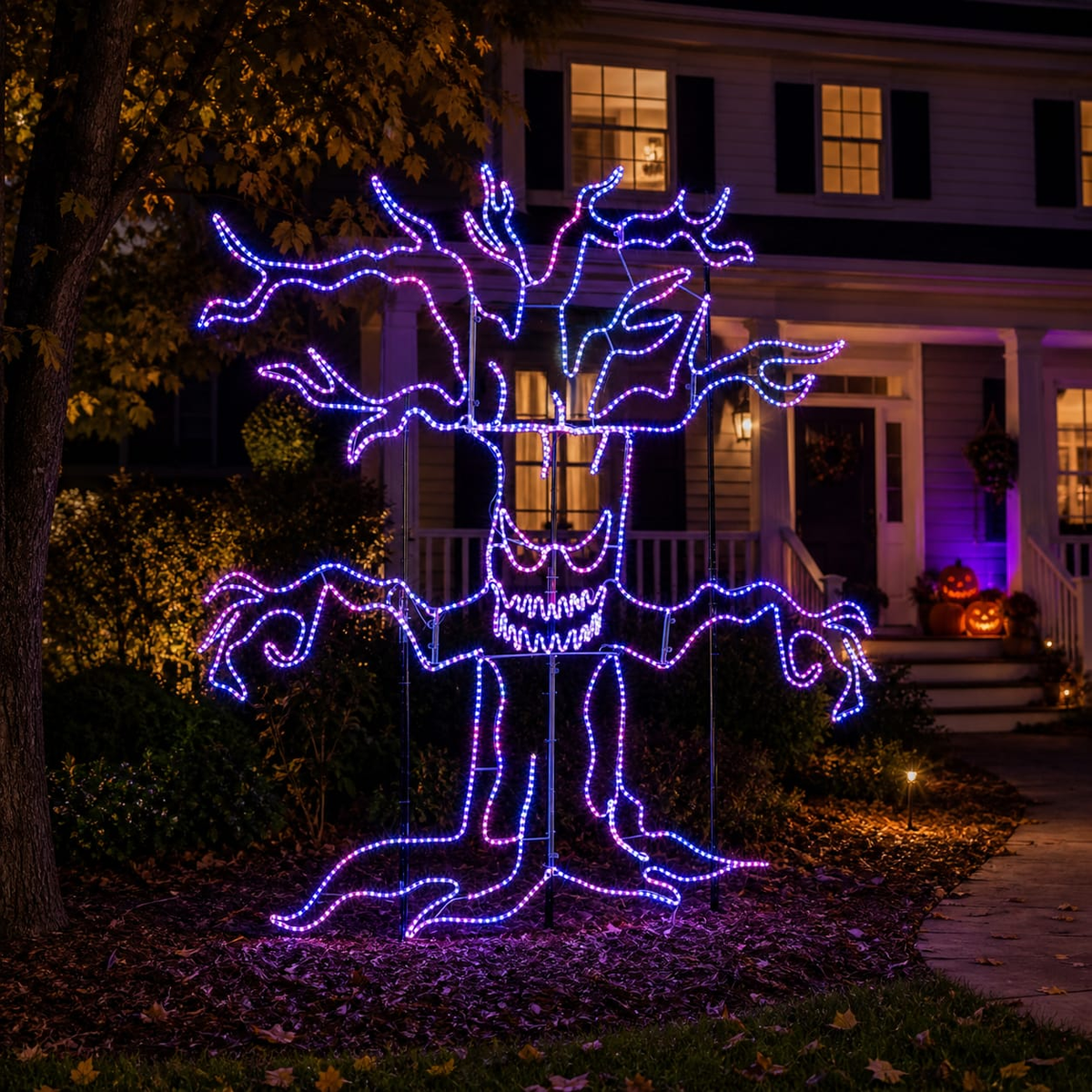 Dynamic RGBWW LED Haunted Tree