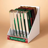 12" Vibrant Wreath Hanger Assorted Set Of 4