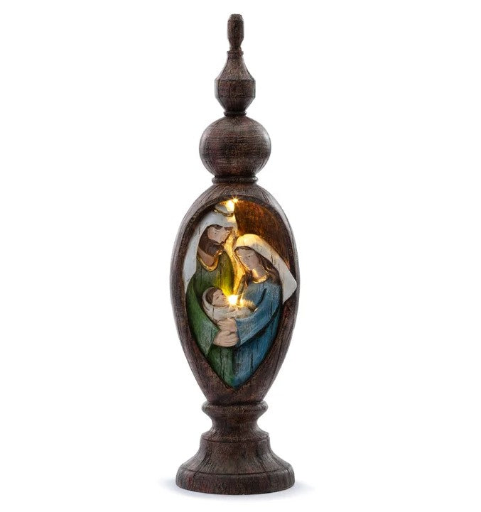 19" Lighted Nativity Table Decor Battery Operated