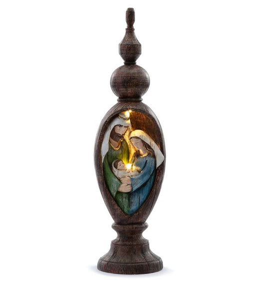 19" Lighted Nativity Table Decor Battery Operated