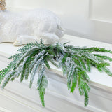 24" Frosted Norfolk Pine Spray Set Of 6