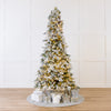 7 FT Snowbell Pine Tree Pre-Lit Clear LED Twinkle Lights