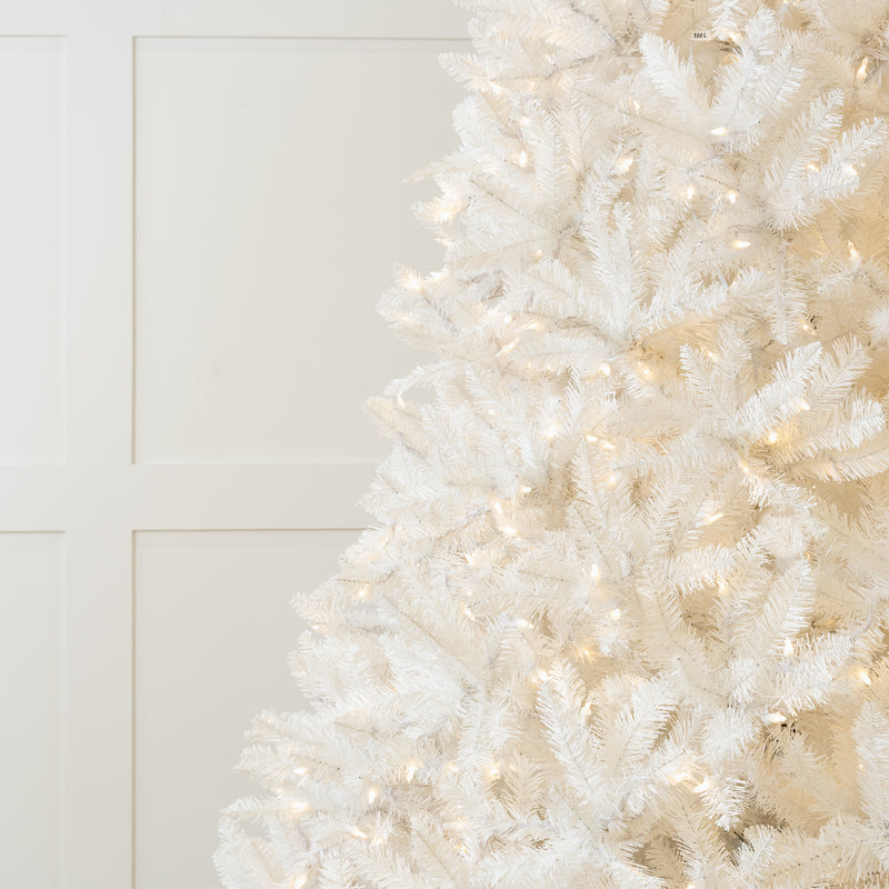White Parkview Tree Pre-Lit Color Changing LED Lights