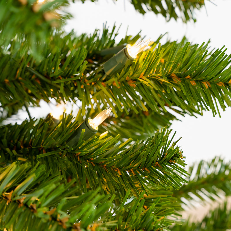 Pencil Tree Pre-Lit Clear Lights