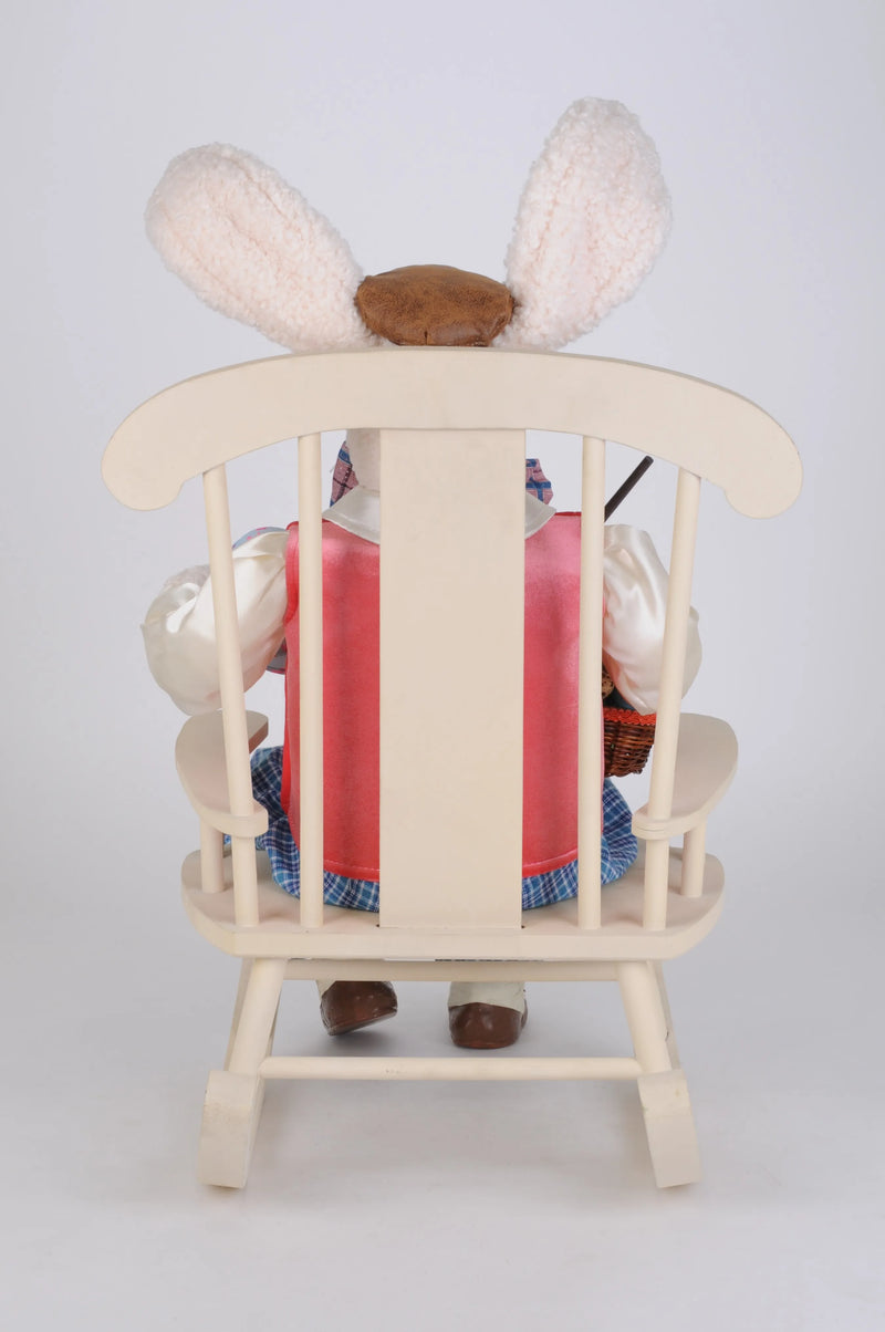 Karen Didion Originals 22" Artist Bunny With Chair