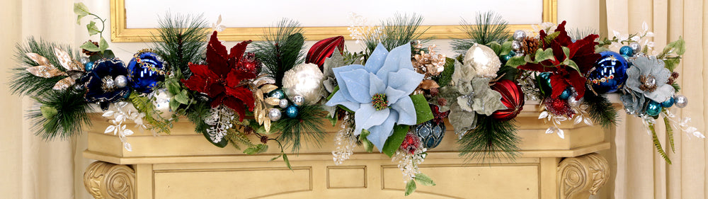 Mark Roberts 60" Blue & White Garland