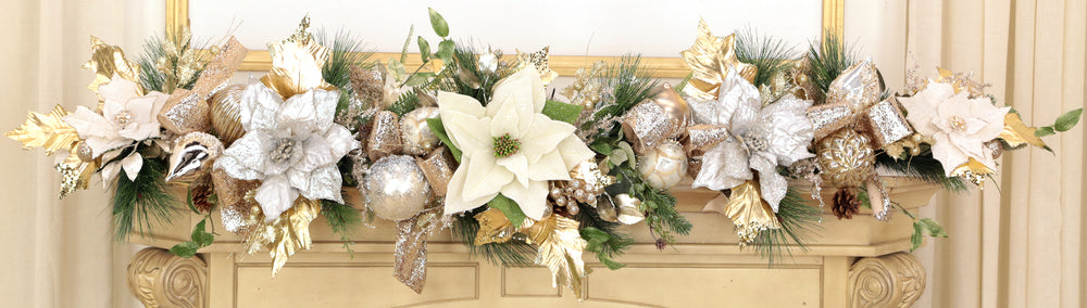 Mark Roberts 60" Creamy Christmas Garland
