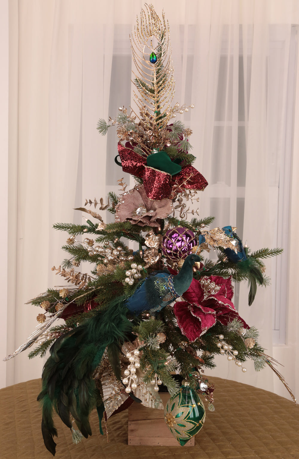 Mark Roberts 36" Peacock Palace Tree