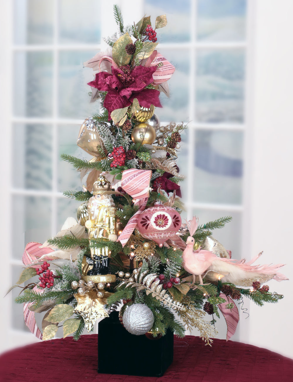 Mark Roberts 36" Pink Peacock Tree