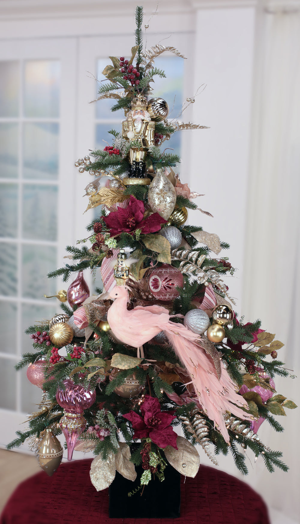 Mark Roberts 55" Pink Peacock Tree