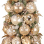 Mark Roberts 38.5" Ivory Gold Urn Glass Ornament Topiary