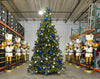 Blue & Silver UV Tree Decor