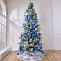 Blue & Silver Tree Decorating Kit