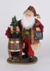 Karen Didion Originals 18" Lighted Merlot Cork Collector Santa