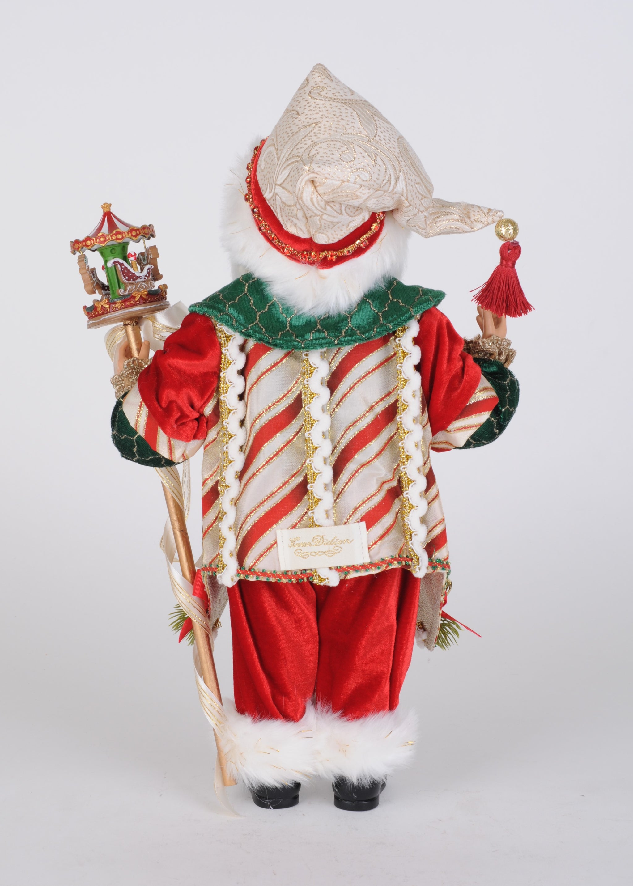 Karen Didion Originals 18" Carousel Christmas Santa