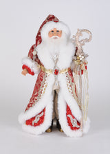 Karen Didion Originals 21" Lighted Crimson Royale Santa