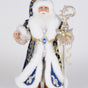 Karen Didion Originals 21" Lighted Sapphire Royale Santa