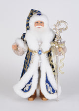 Karen Didion Originals 21" Lighted Sapphire Royale Santa