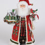 Karen Didion Originals 20" Lighted Evergreen Village Santa