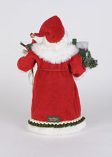 Karen Didion Originals 20" Lighted Evergreen Village Santa