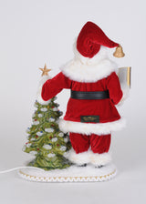 Karen Didion Originals 18" Lighted Christmas Eve Reverence Santa