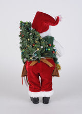 Karen Didion Originals 18" Lighted " Honey Do" List Santa