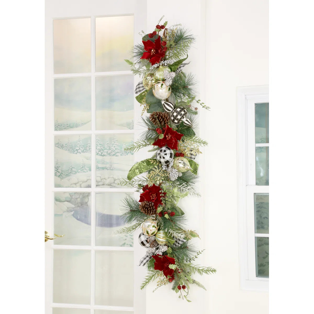 Mark Roberts 60" Classic Check Garland