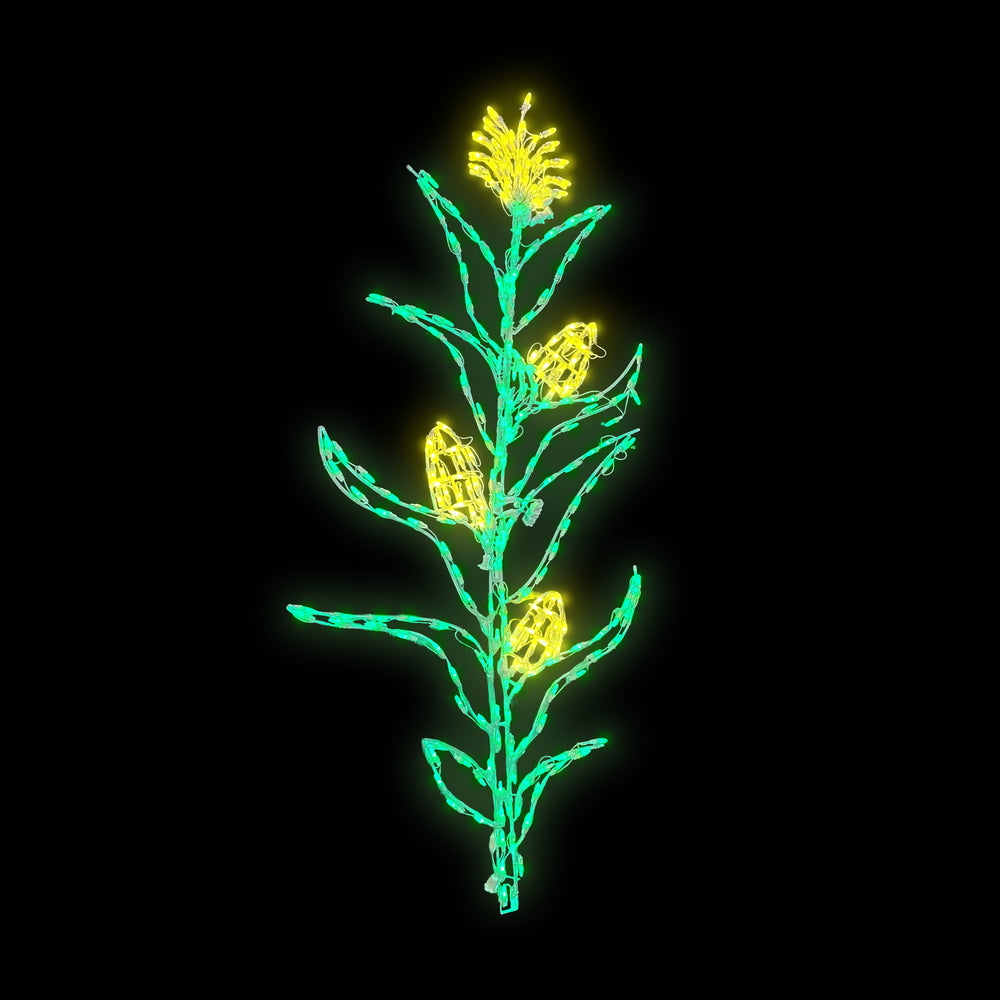 72" Fall Harvest LED Corn Stalk