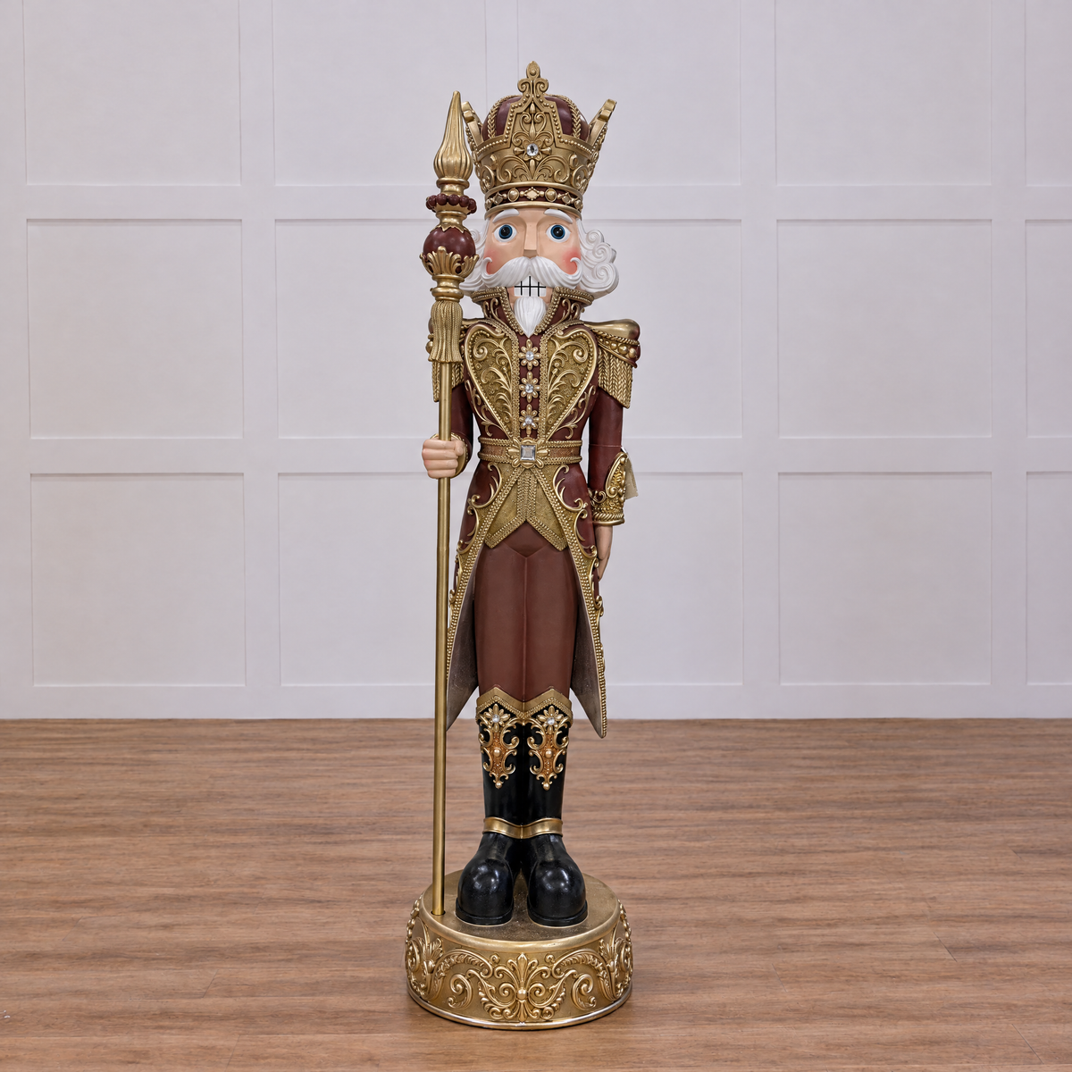 8 FT Brown & Tan Nutcracker