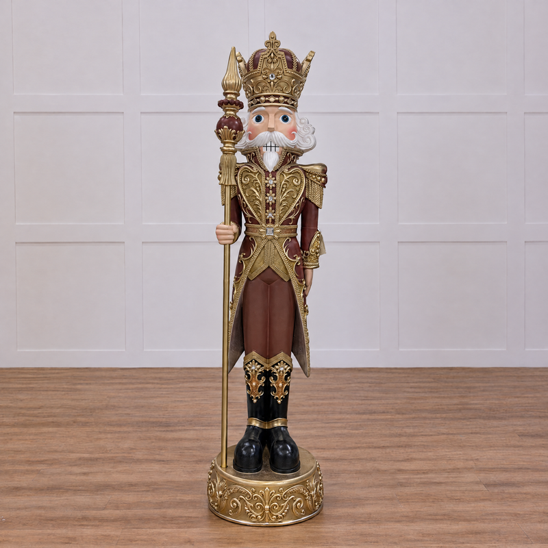 8 FT Brown & Tan Nutcracker