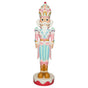 6 FT Pink & Blue LED Musical King Nutcracker