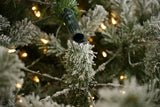 Fluffy Snow Fir Tree Pre-Lit Warm White LED Lights