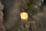 Fluffy Snow Fir Tree Pre-Lit Warm White LED Lights