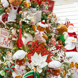 Juego de 2 púas de niña de jengibre de 19"