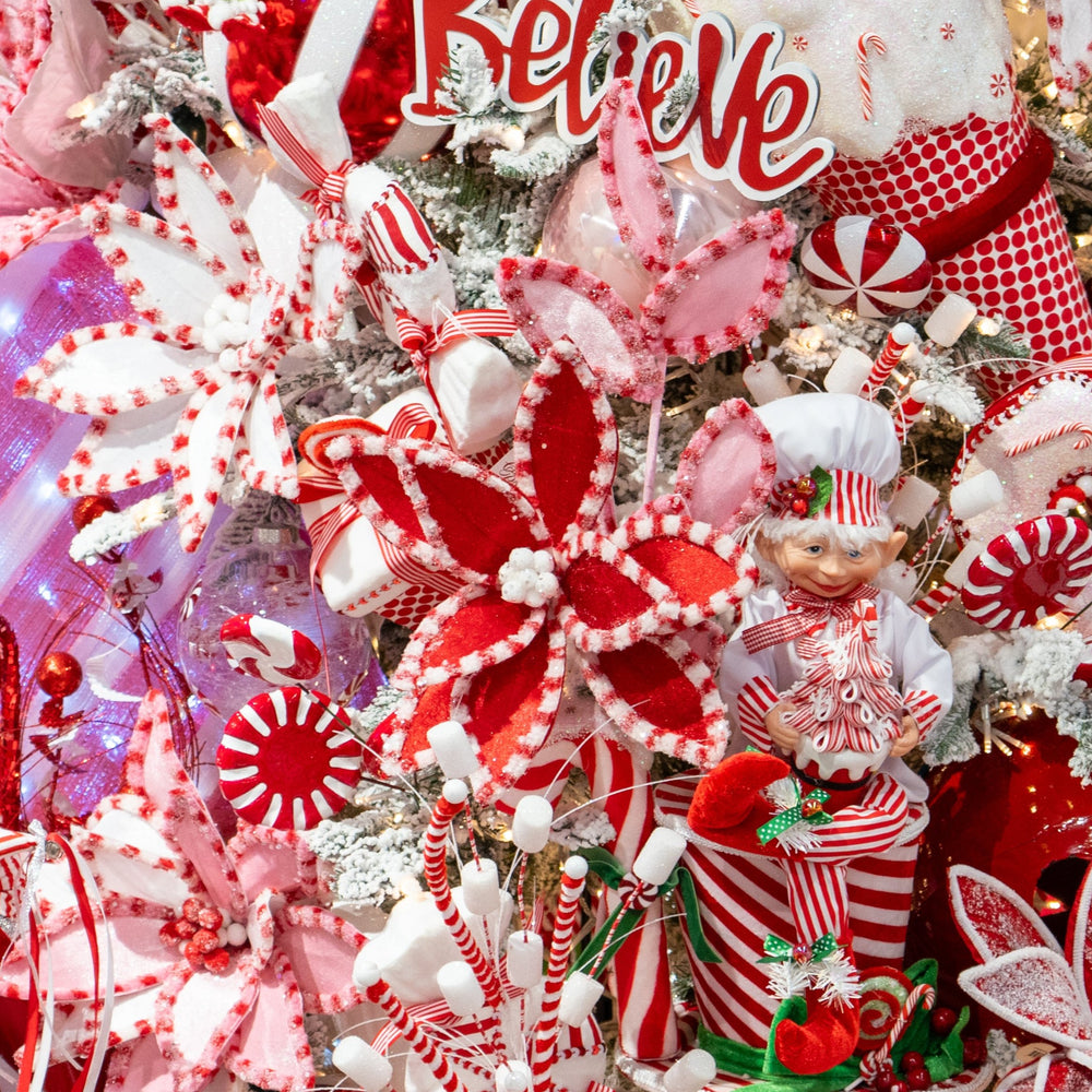 Juego de 2 elfos surtidos Candy Chef de 17"