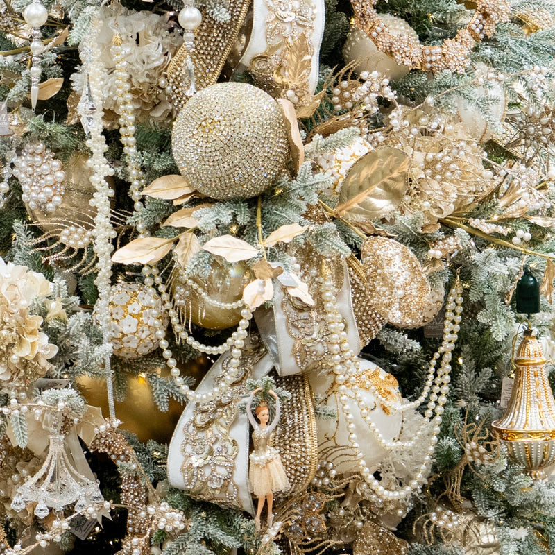 20" Layered Pearl Garland Set Of 2