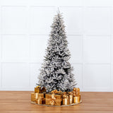 Duke Flocked Tree Unlit